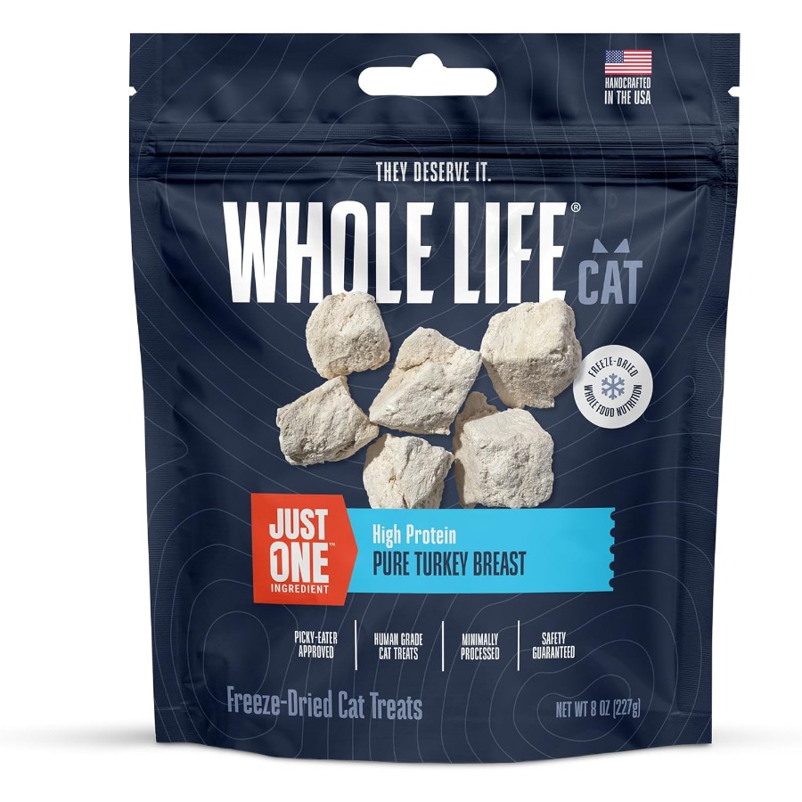 Food Snacks High In Protein - Whole Life Cat Just One Turkey