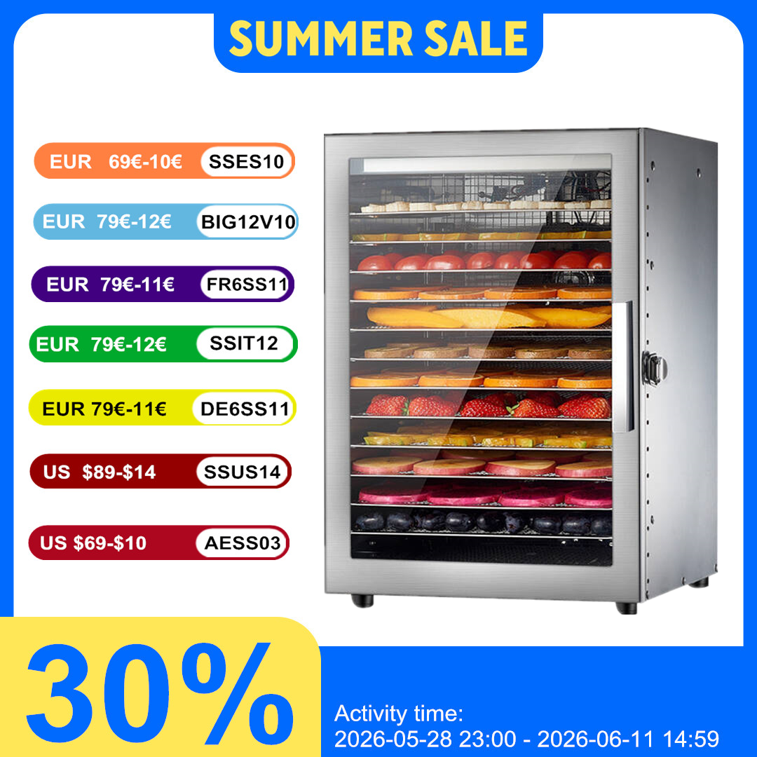 Food Dehydrator Snacks - 220V 110V Dry Fruit Machine Food
