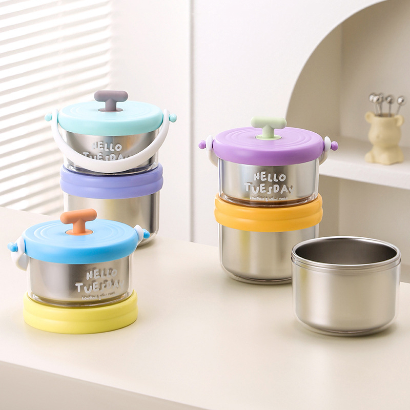 Food Or Snacks - Double Layer Lunch Box 304 Stainless