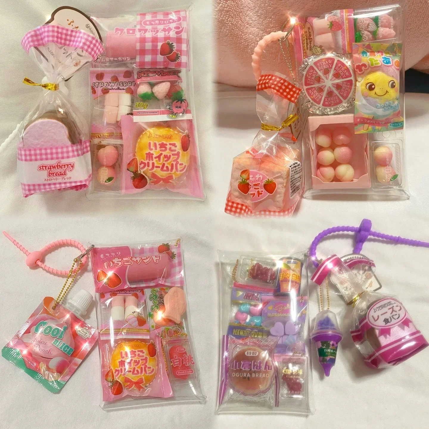 Food Snacks Packaging - Capsule Toy Squishy Combo Snack Bread