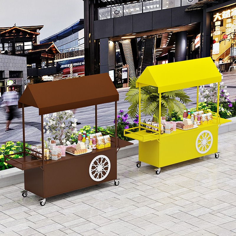 Booth rack Mobile trolley Food – обзор и цена Food Snacks With Iron