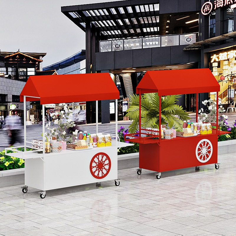Booth rack Mobile trolley Food – обзор и цена Food Snacks With Iron