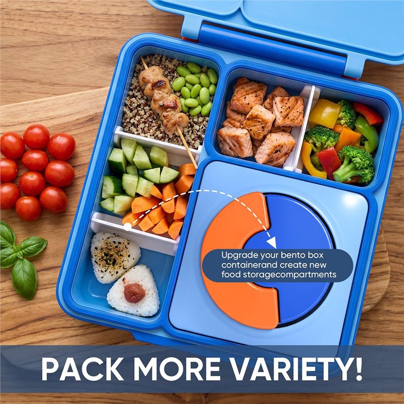 Time Saving 3-Pack Bento Box D – обзор и цена Food Prep Snacks