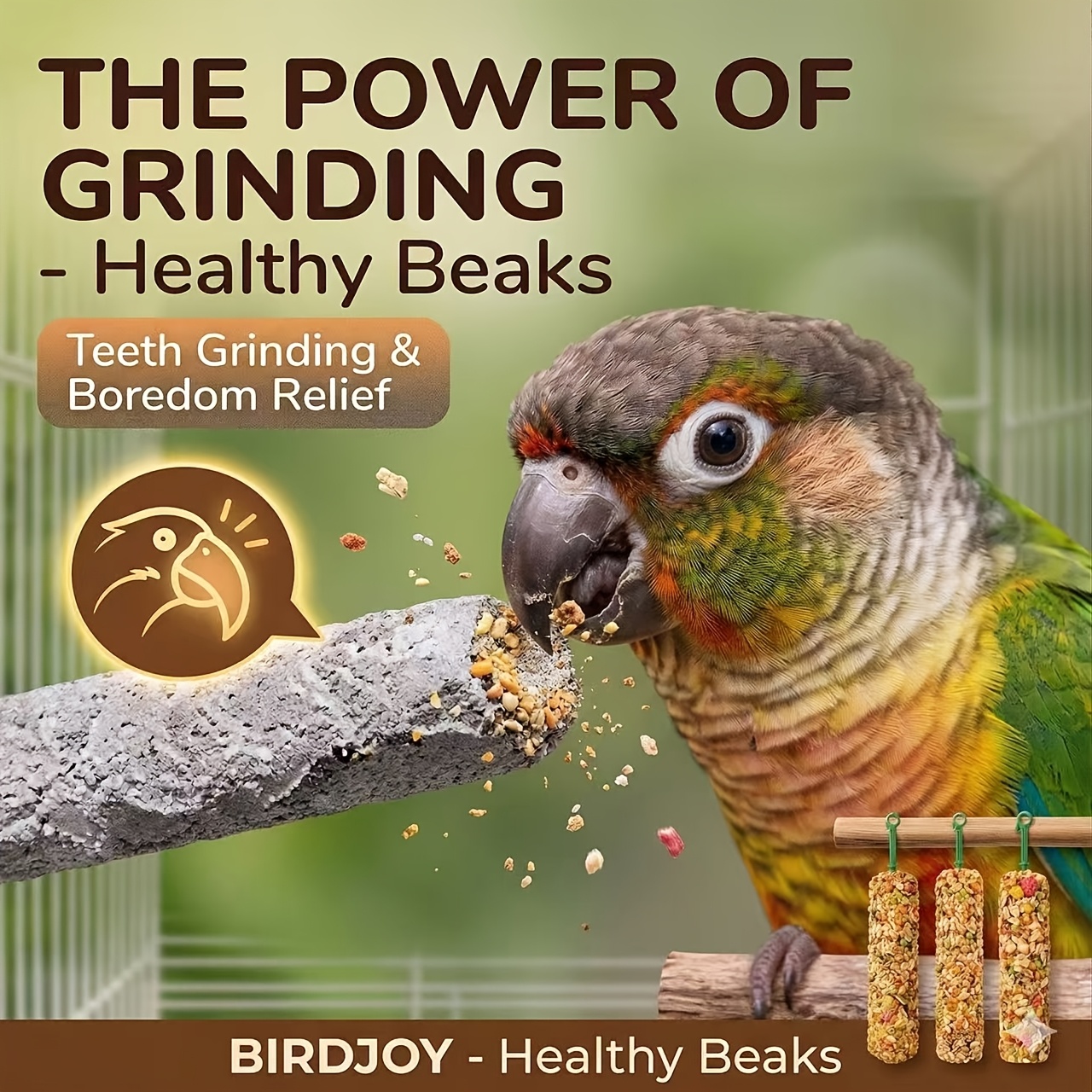 3pcs Bird Treat Sticks, Natura – обзор и цена Food Snacks High In Protein