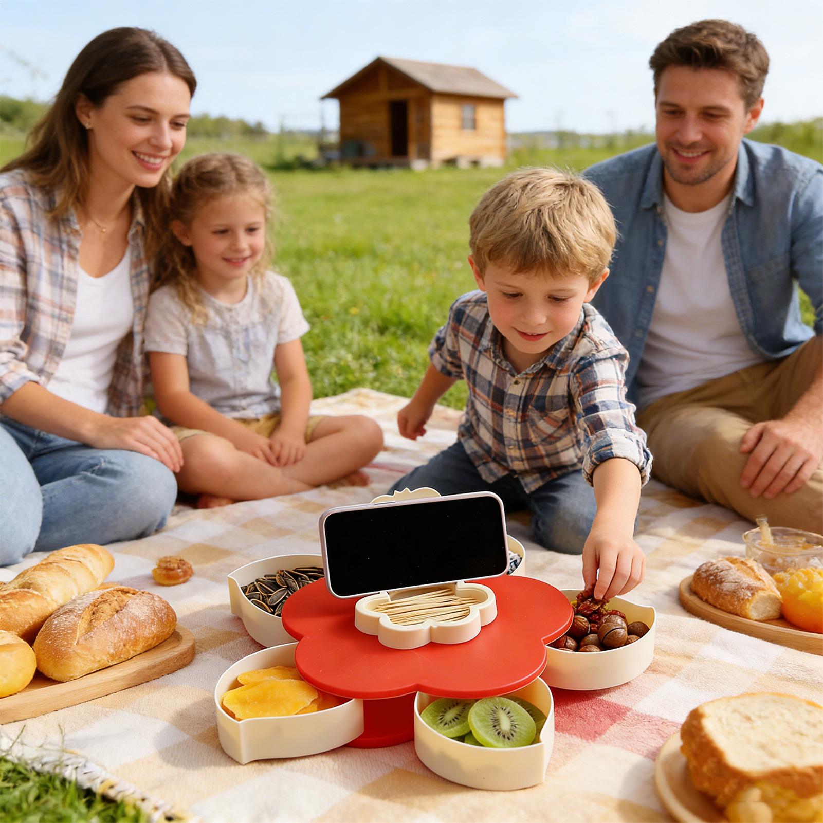 Divided Serving Tray Petal Sha – обзор и цена Food Snacks In India