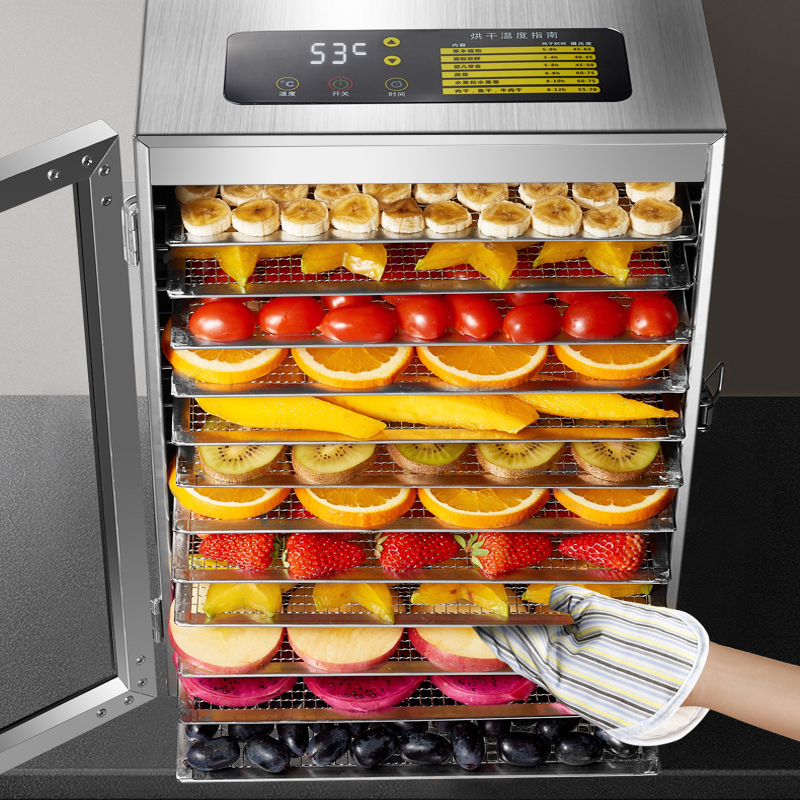 220V 110V Dry Fruit Machine Fo – обзор и цена Food Dehydrator Snacks