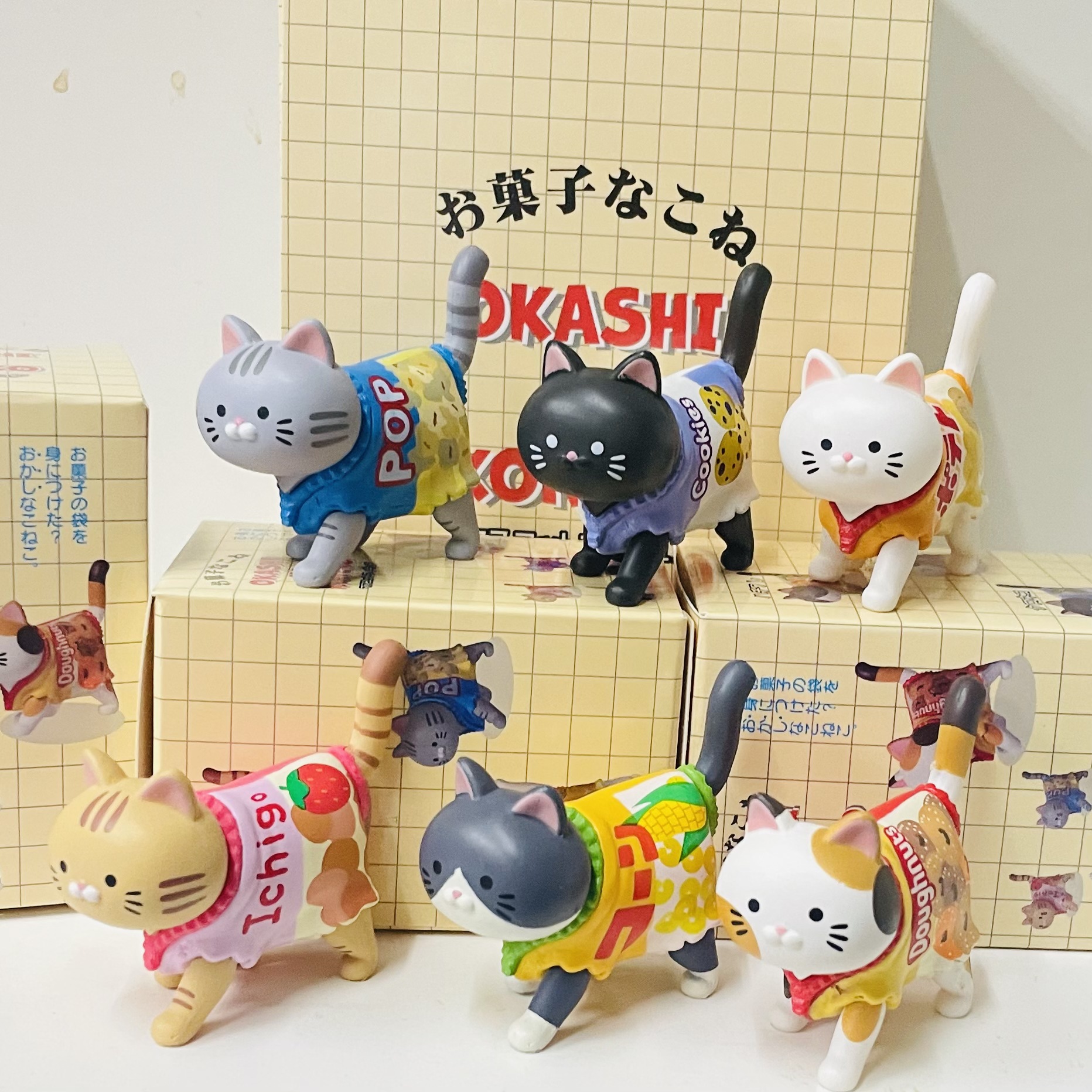 Cute Cat Blind Box Wearing Can – обзор и цена Food Snacks Packaging