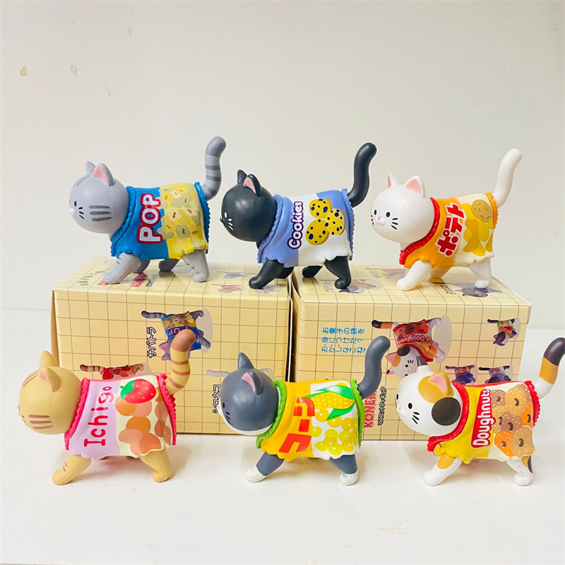 Cute Cat Blind Box Wearing Can – обзор и цена Food Snacks Packaging