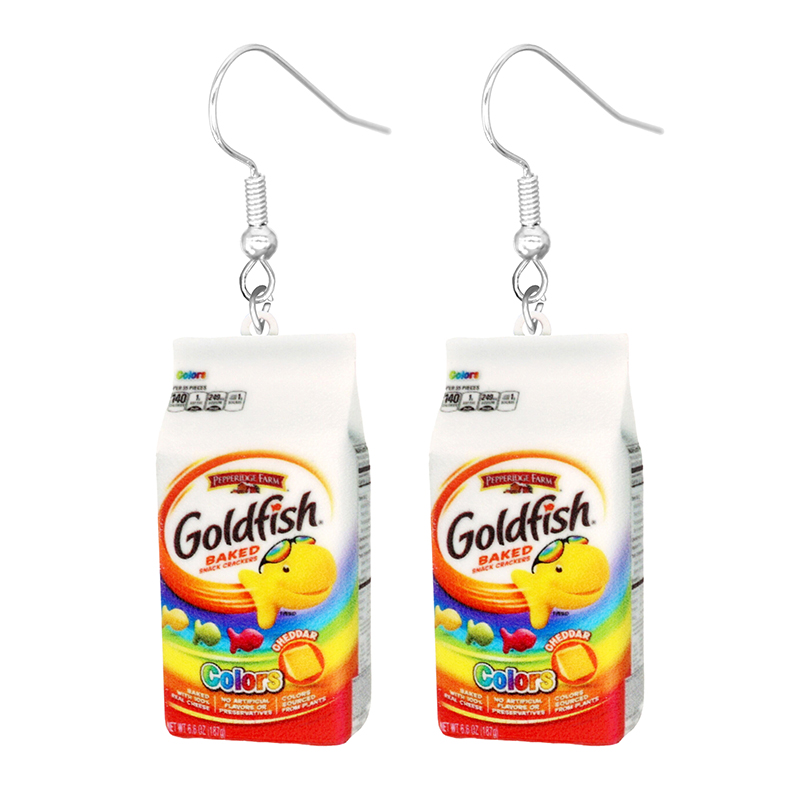 Earrings for Women 2D Acrylic  – обзор и цена Food Snacks With Iron