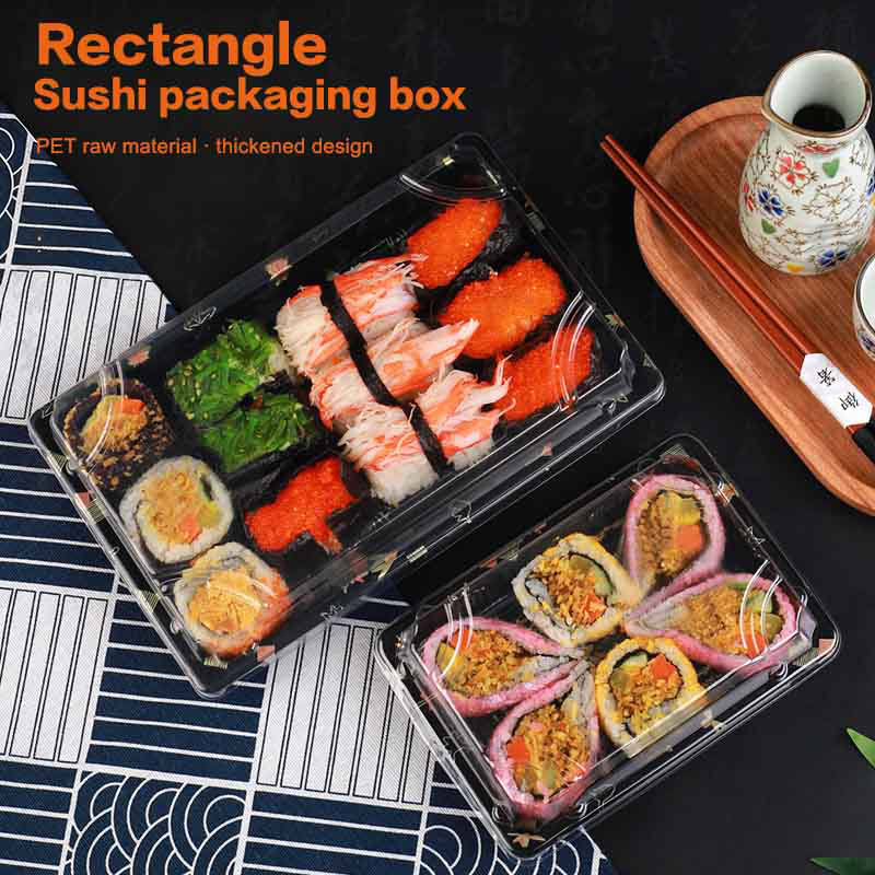 10Pcs Thickened Sushi Box With – обзор и цена Food Prep Snacks