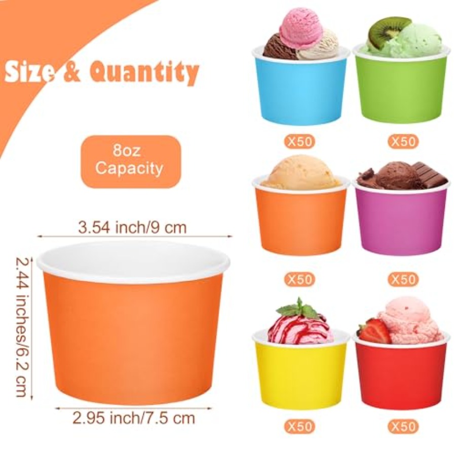 Pack Disposable Paper Ice Crea – обзор и цена Food Or Snacks