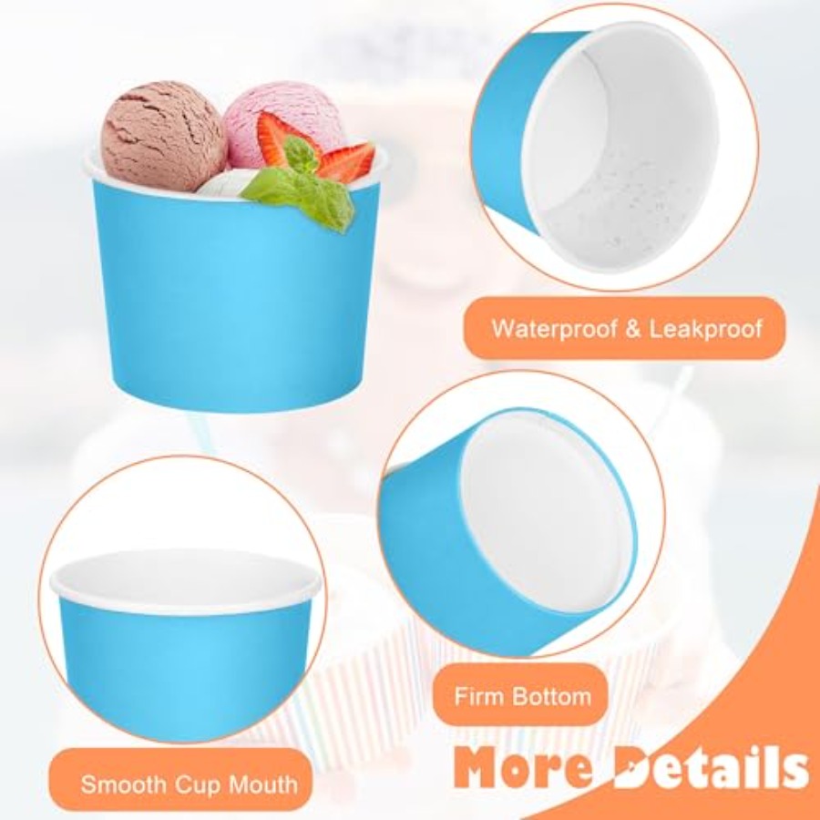 Pack Disposable Paper Ice Crea – обзор и цена Food Or Snacks