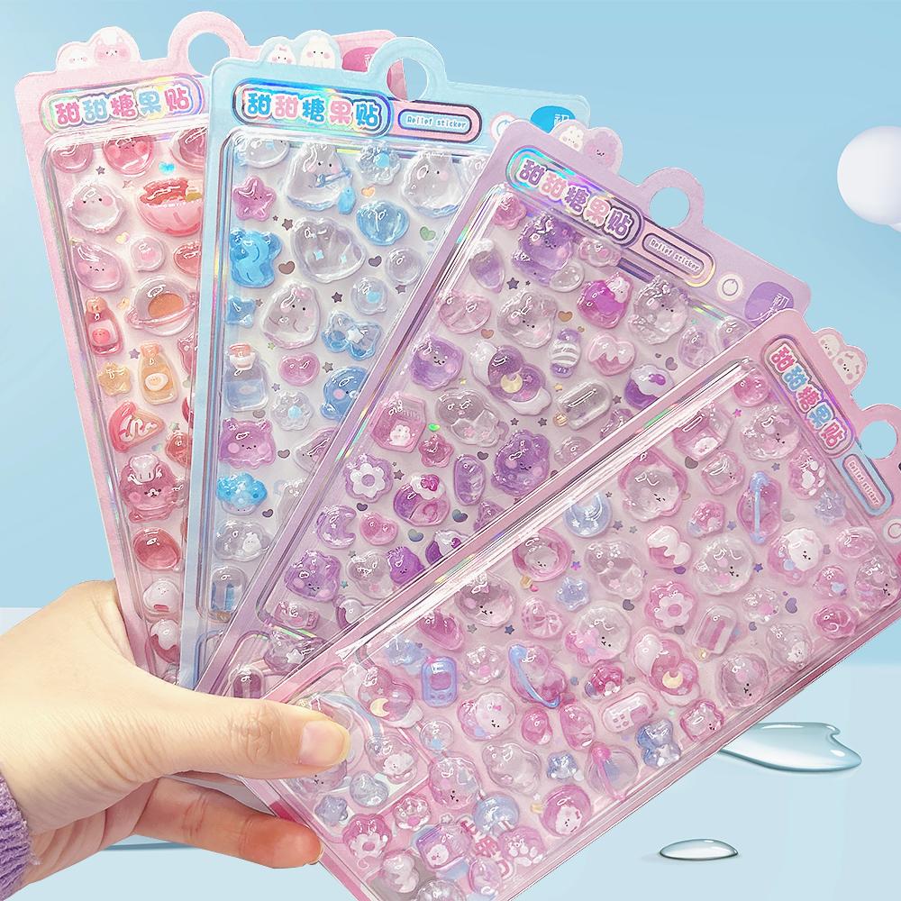 3D Puffy Stickers Crystal Drop – обзор и цена Candy Sour Strip