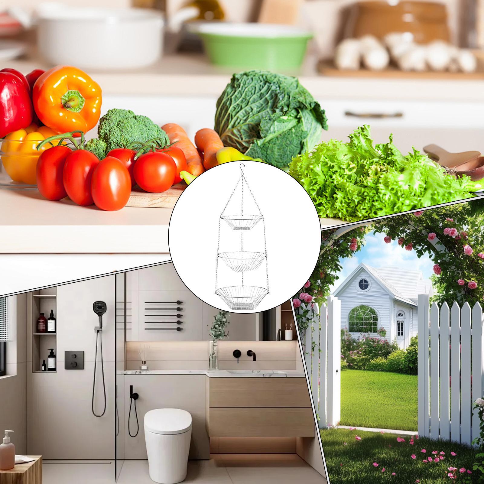Fruit Basket 3-Tier Iron Holde – обзор и цена Food Snacks With Iron
