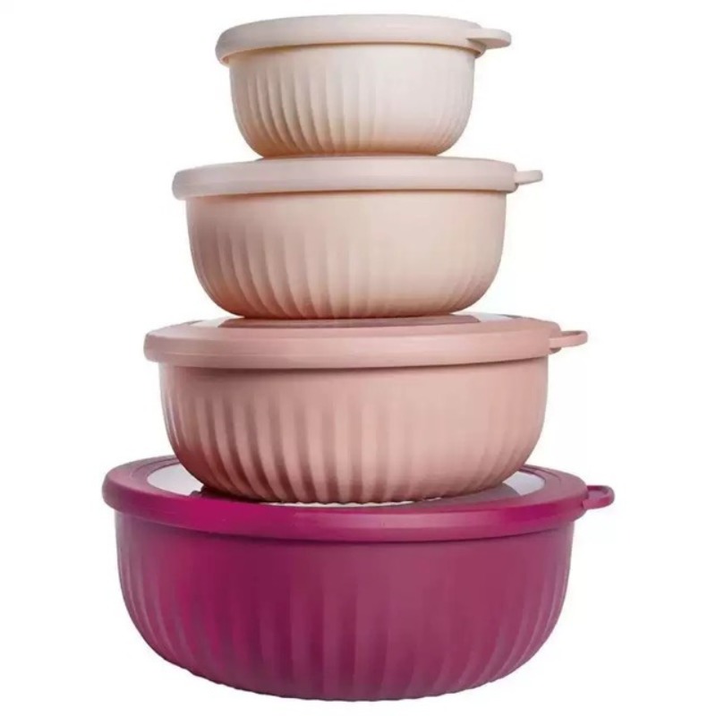 4pcs Wide Mixing Bowls Nesting – обзор и цена Food Prep Snacks