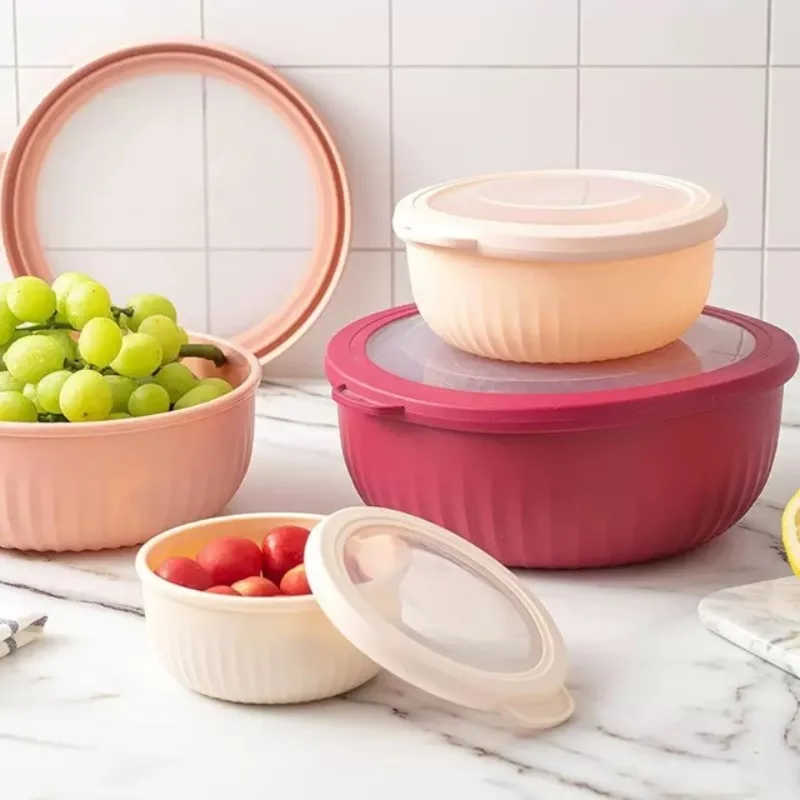 4pcs Wide Mixing Bowls Nesting – обзор и цена Food Prep Snacks