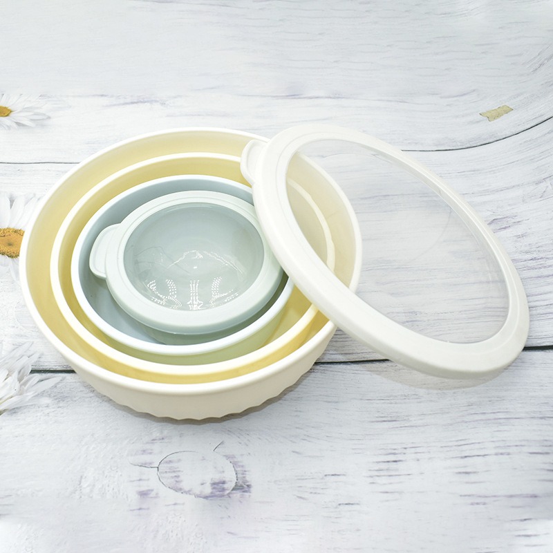 4pcs Wide Mixing Bowls Nesting – обзор и цена Food Prep Snacks