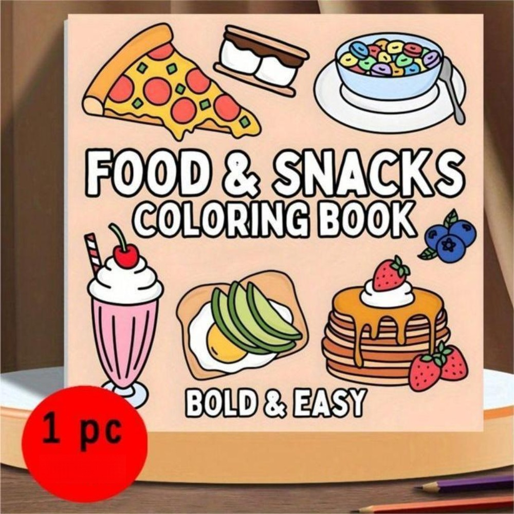 Food and Snacks Coloring Book  – обзор и цена Food And Snacks Coloring Pages