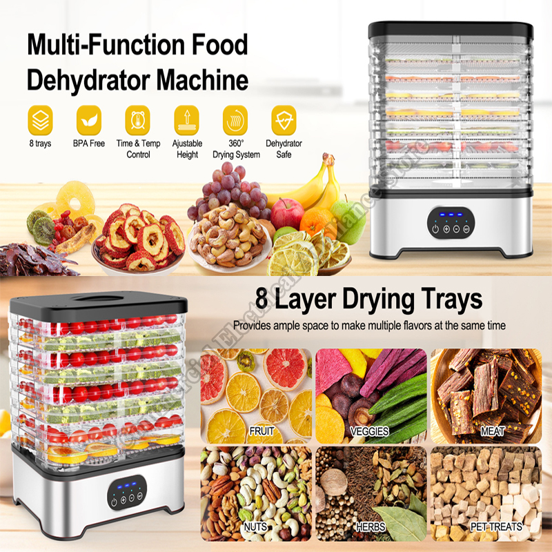 Digital Food Dehydrator Temper – обзор и цена Food Dehydrator Snacks