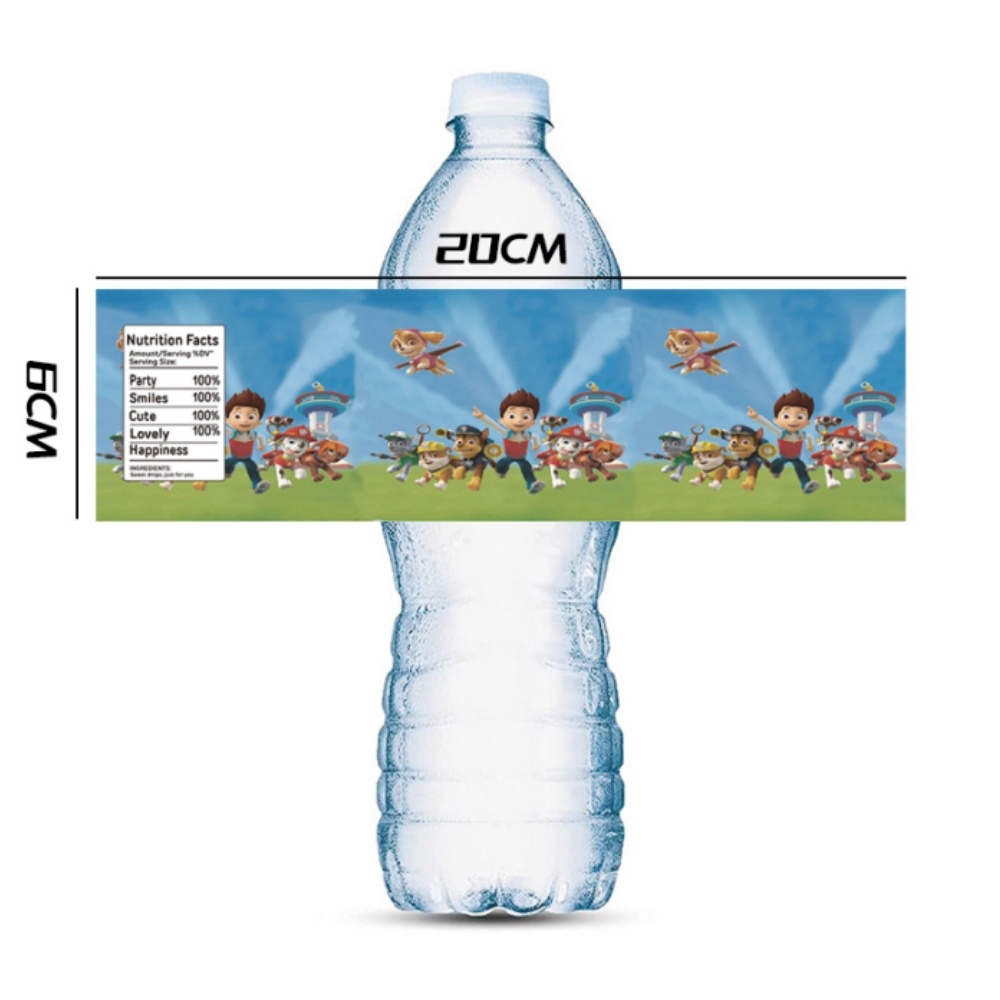 Paw Patrol Water Bottle Labels – обзор и цена Candy Sour Strip