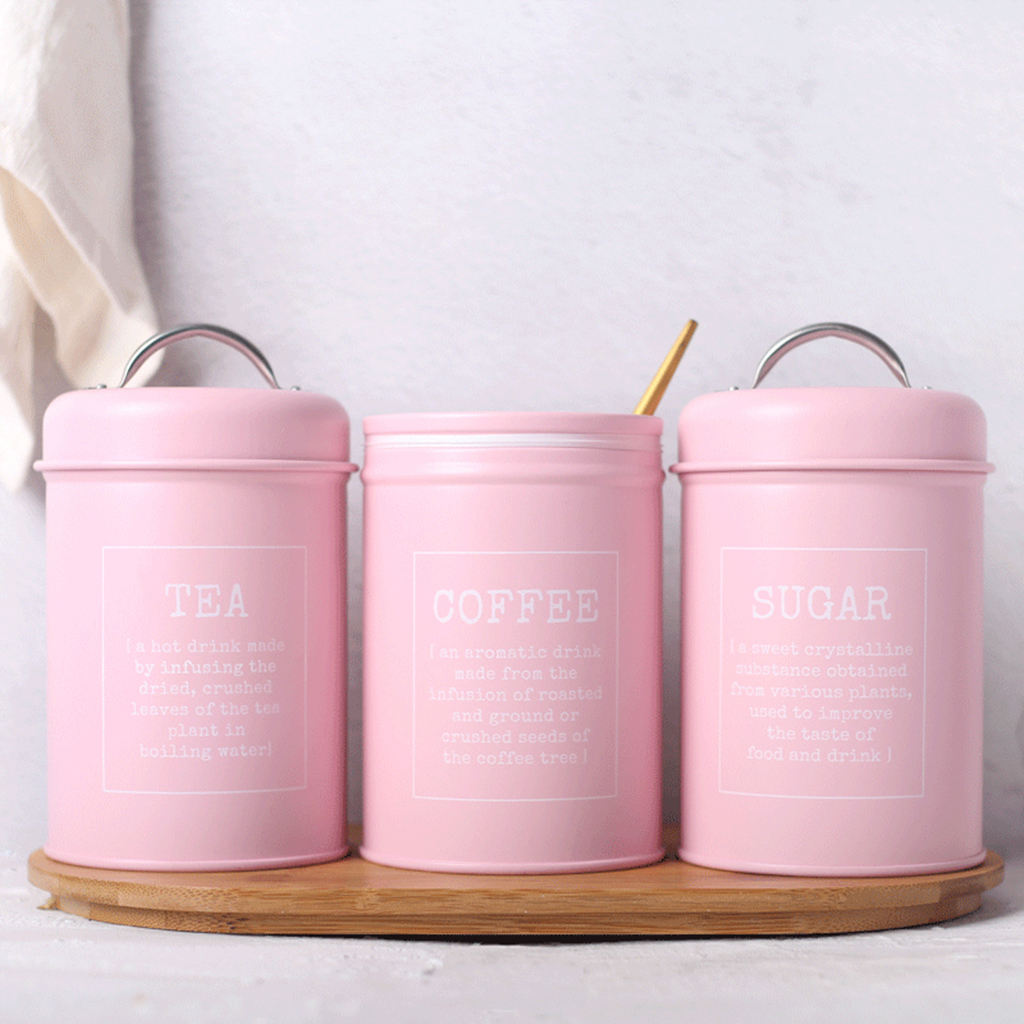 Set of 3 Canister Iron Kitchen – обзор и цена Food Snacks With Iron
