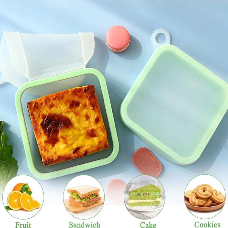 Silicone Sandwich Toast Bento  – обзор и цена Food Or Snacks