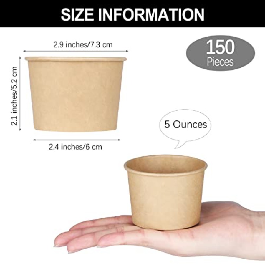 Packs Disposable Paper Cups Ic – обзор и цена Food Or Snacks