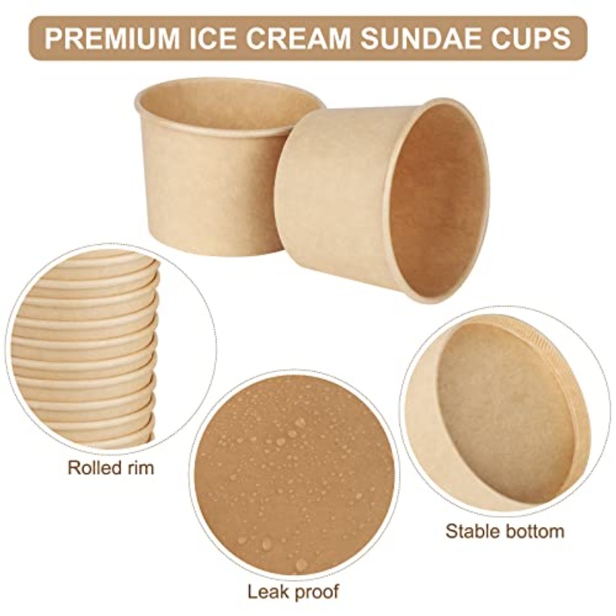 Packs Disposable Paper Cups Ic – обзор и цена Food Or Snacks