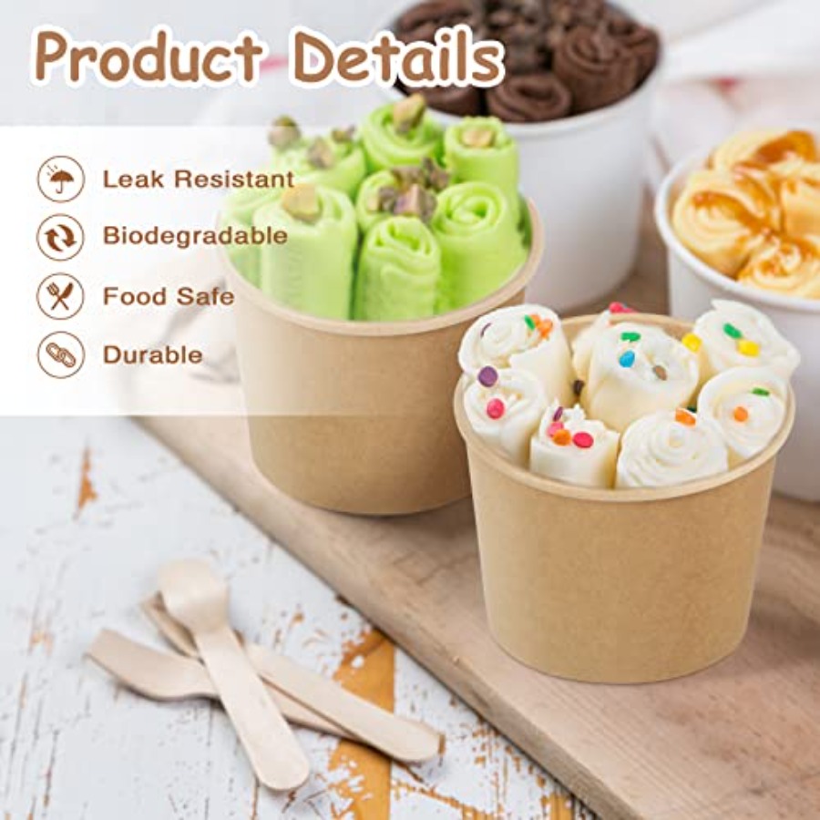 Packs Disposable Paper Cups Ic – обзор и цена Food Or Snacks